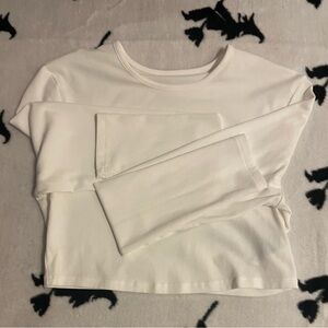 White Long Sleeve Top